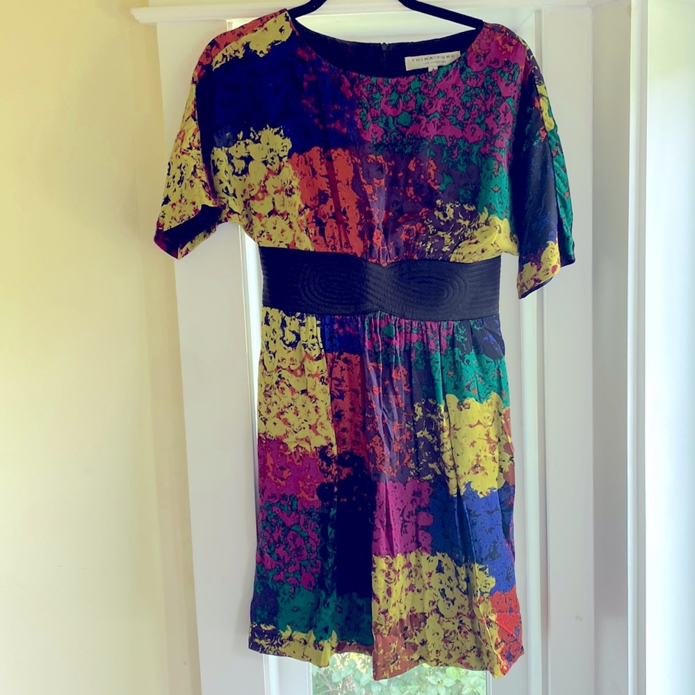 Trina Turk Silk Dress - multicolor dress